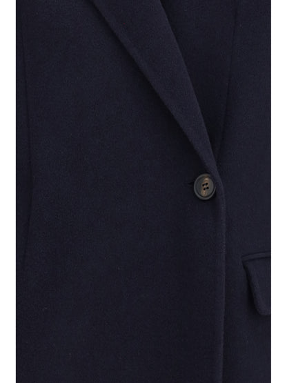 BRUNELLO CUCINELLI Single-breasted wool and cashmere Jacket