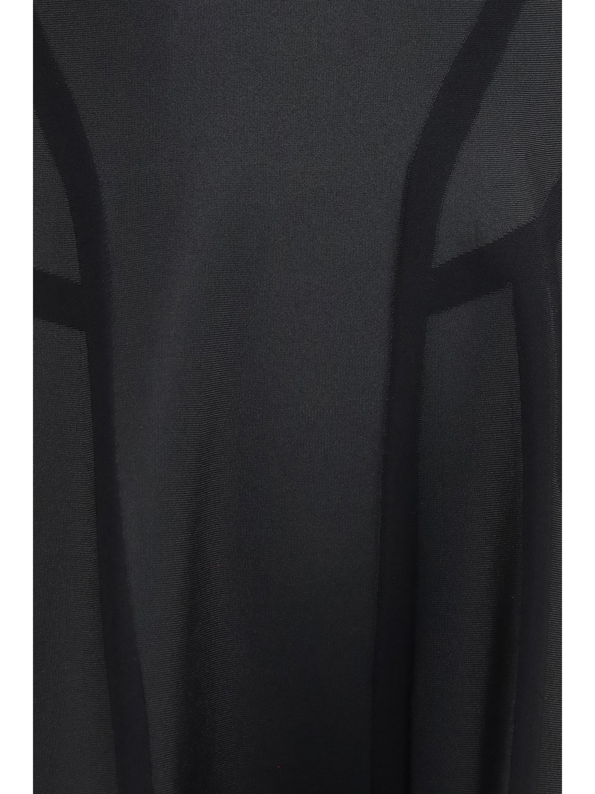 Alexander McQueen Anatomy-line mini Dress - Black/Black