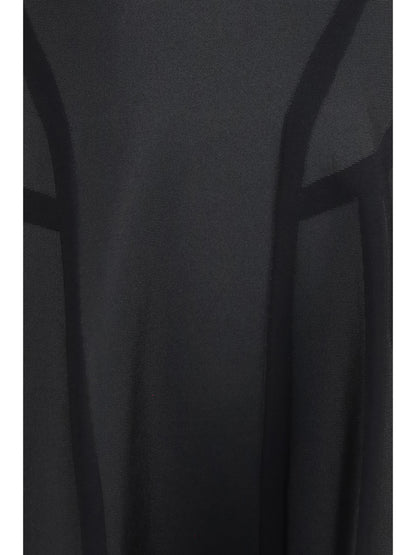 Alexander McQueen Anatomy-line mini Dress - Black/Black