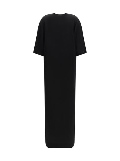 Toteme Wool T-shirt Dress - Black