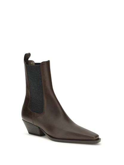 BRUNELLO CUCINELLI Leather ankle Boots