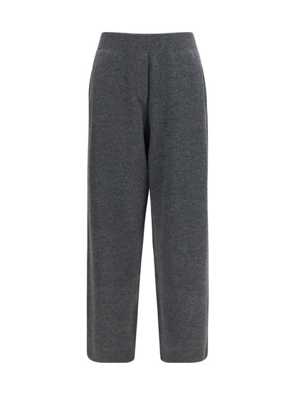 Brunello Cucinelli Cashmere Pants - Piombo