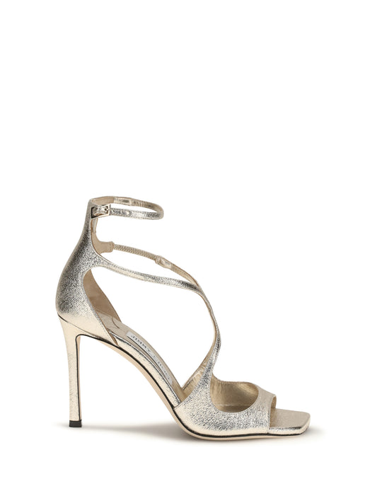 JIMMY CHOO Azia glitter Sandals