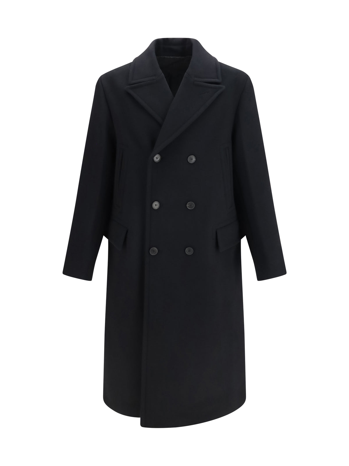 Fendi Wool and angora Coat - Black