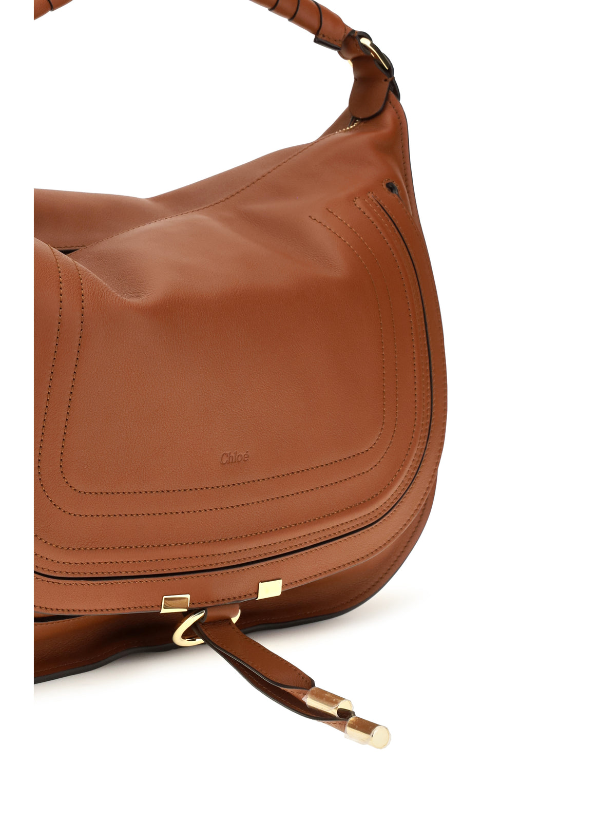Chloé Marcie Shoulder Bag - Clay Brown