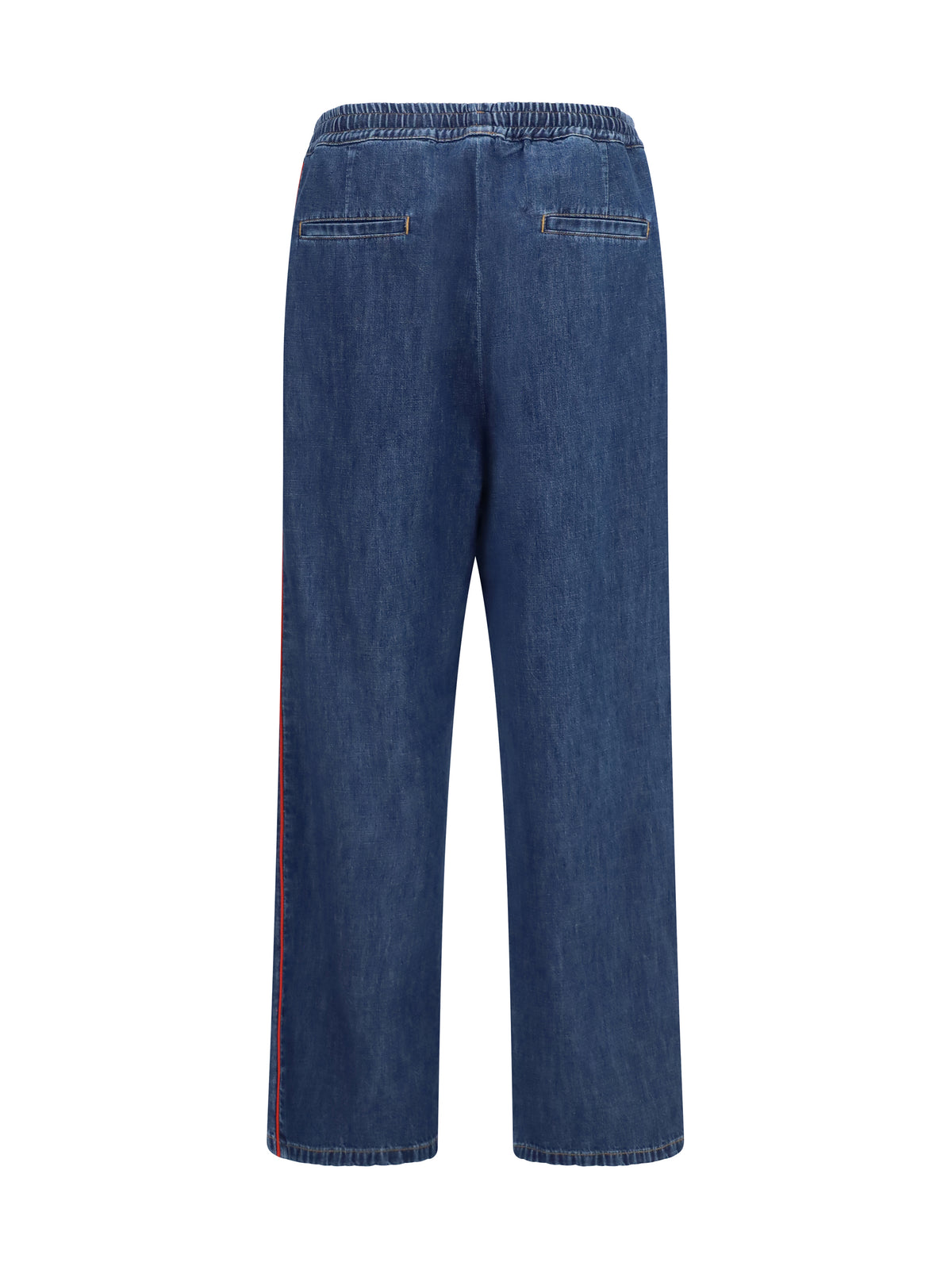 Valentino Lightweight wide-leg denim Pants - Denim Dark