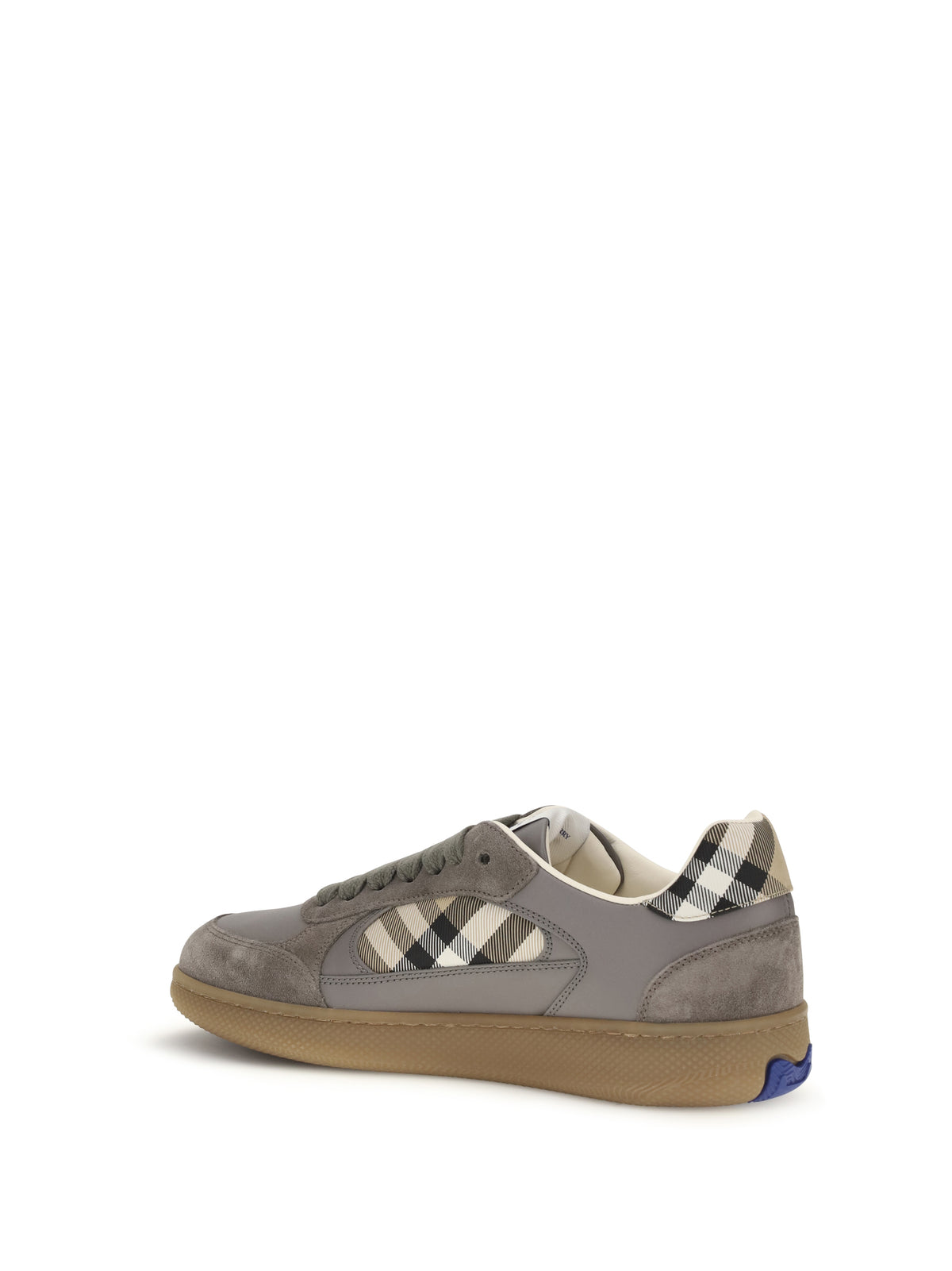 Burberry Terrace leather and Check Sneakers - Tower/Sand Ip Check