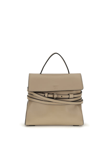 Moschino Tie Me Handbag - Ecru