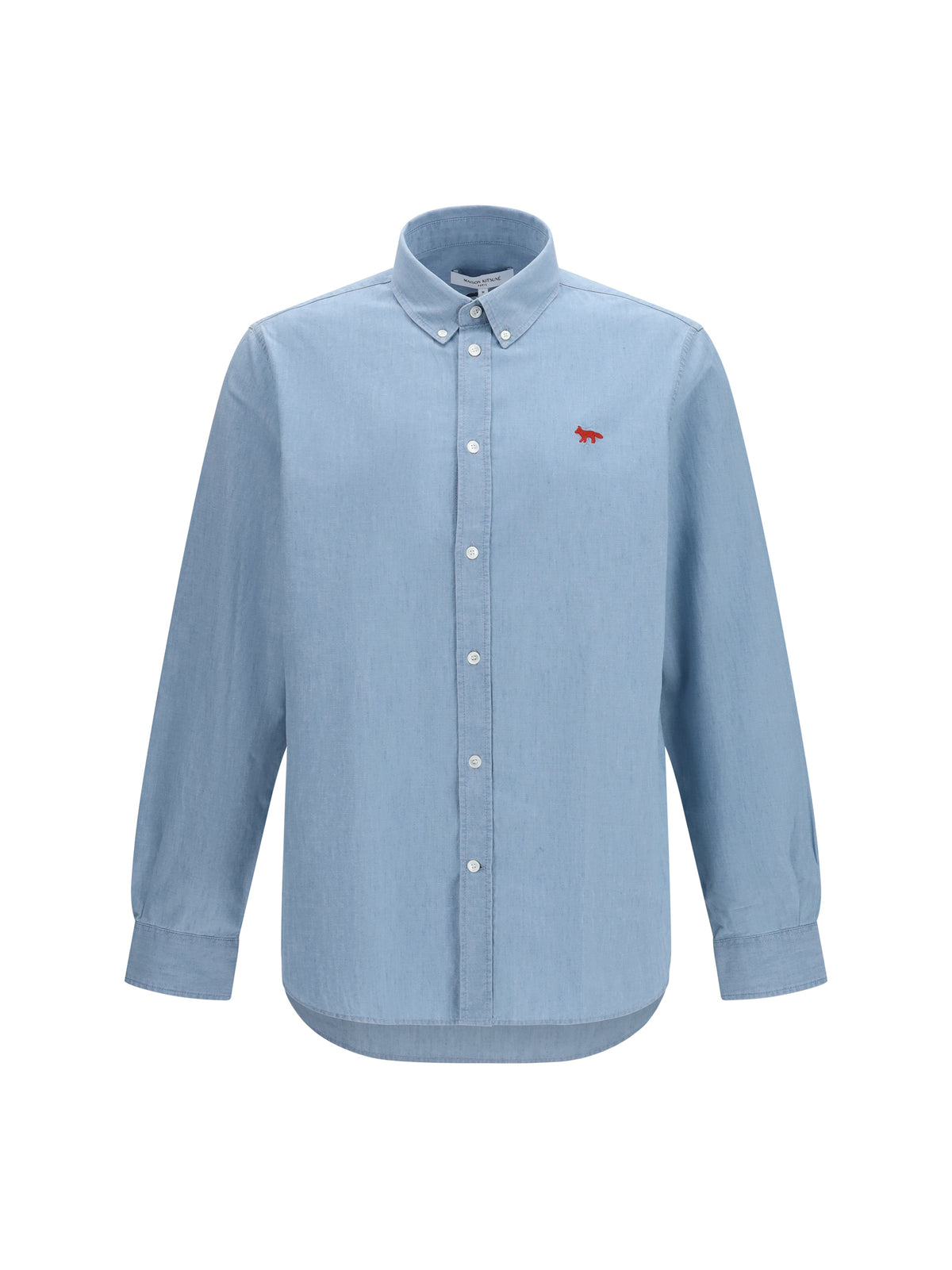 Maison Kitsuné Profile Fox Shirt - Pure Blue