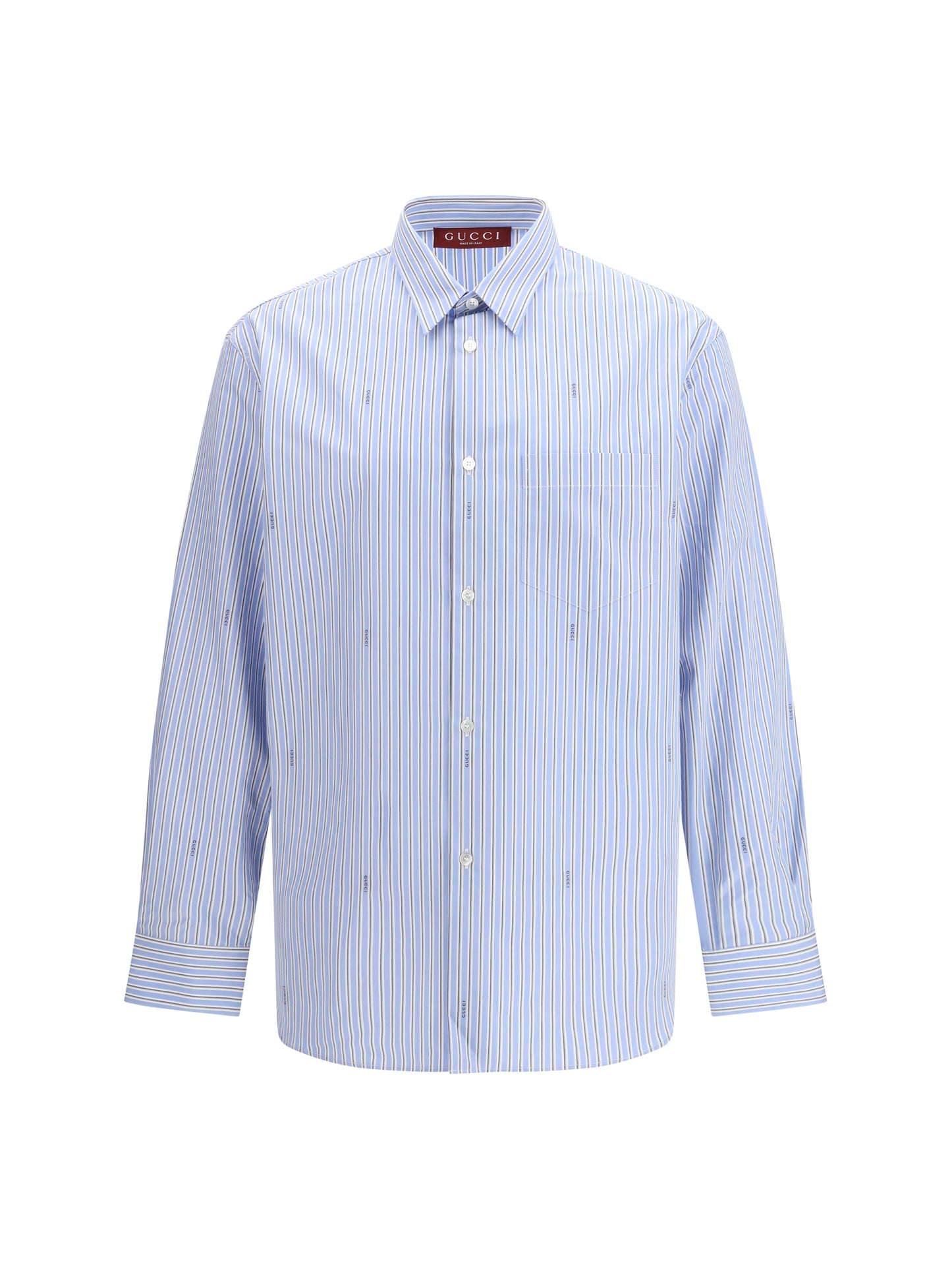 GUCCI Striped cotton poplin Shirt