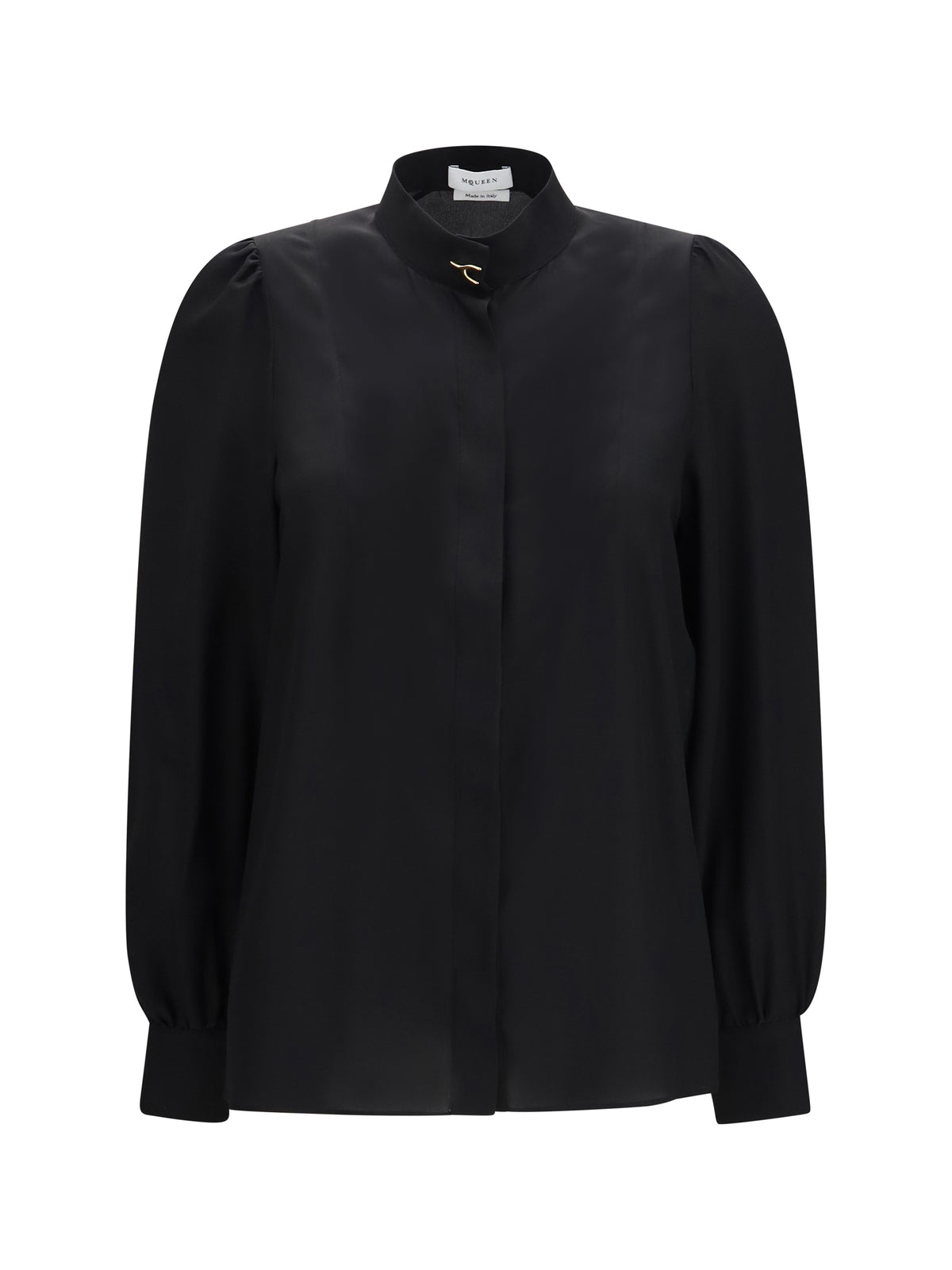 Alexander McQueen Wishbone silk Shirt - Black