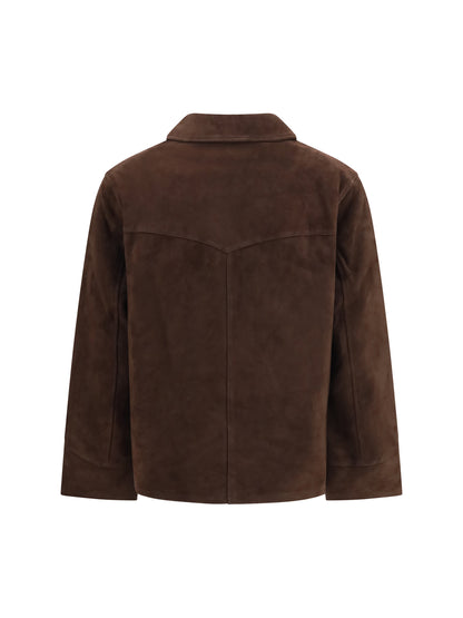 Tory Burch Suede Jacket - Light Chocolate