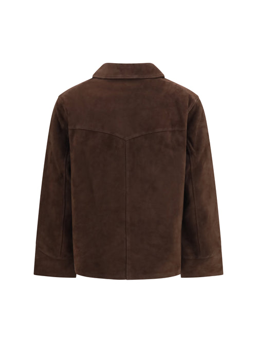 Tory Burch Suede Jacket - Light Chocolate