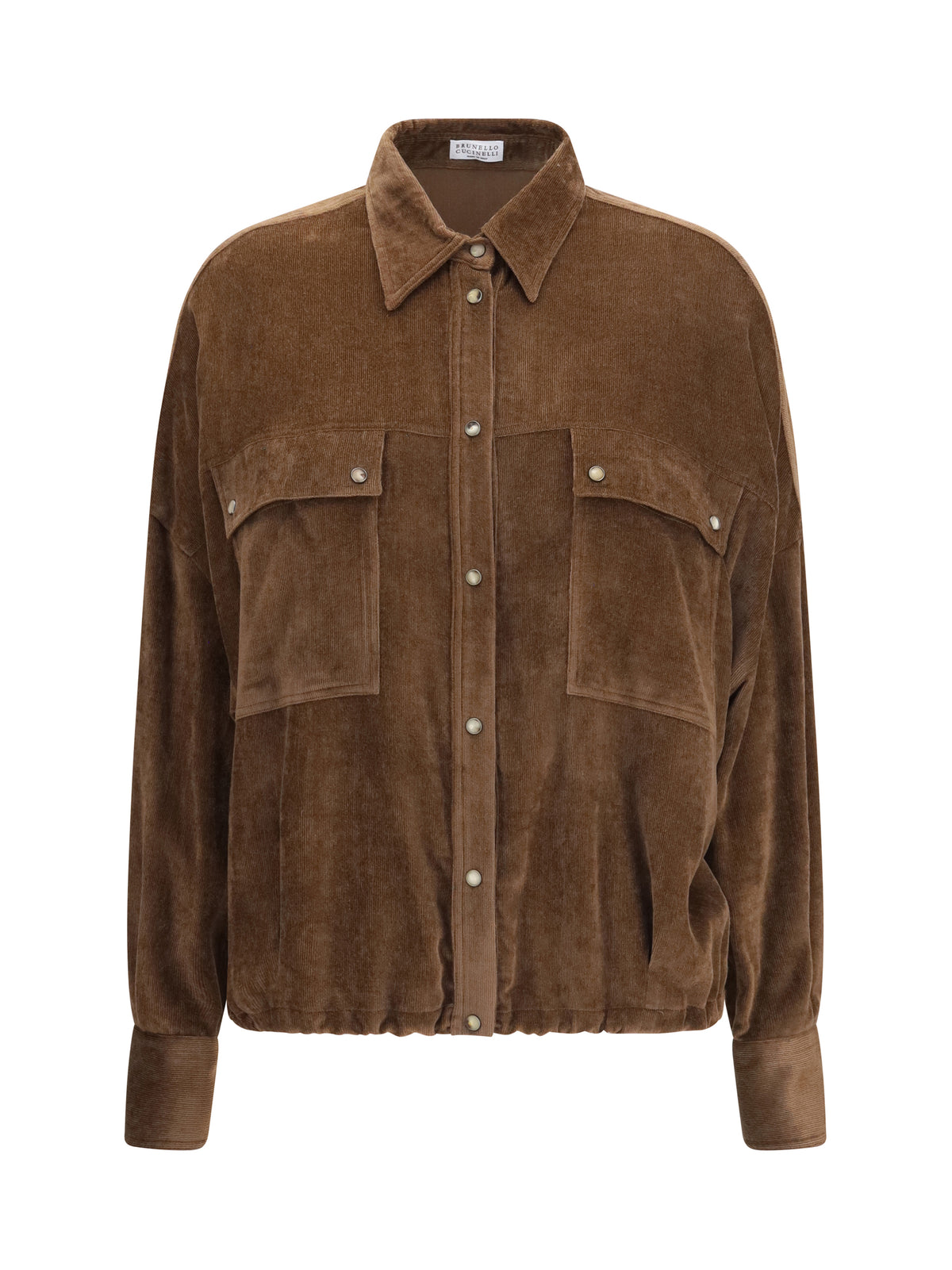 Brunello Cucinelli Corduroy Shirt - Sigaro