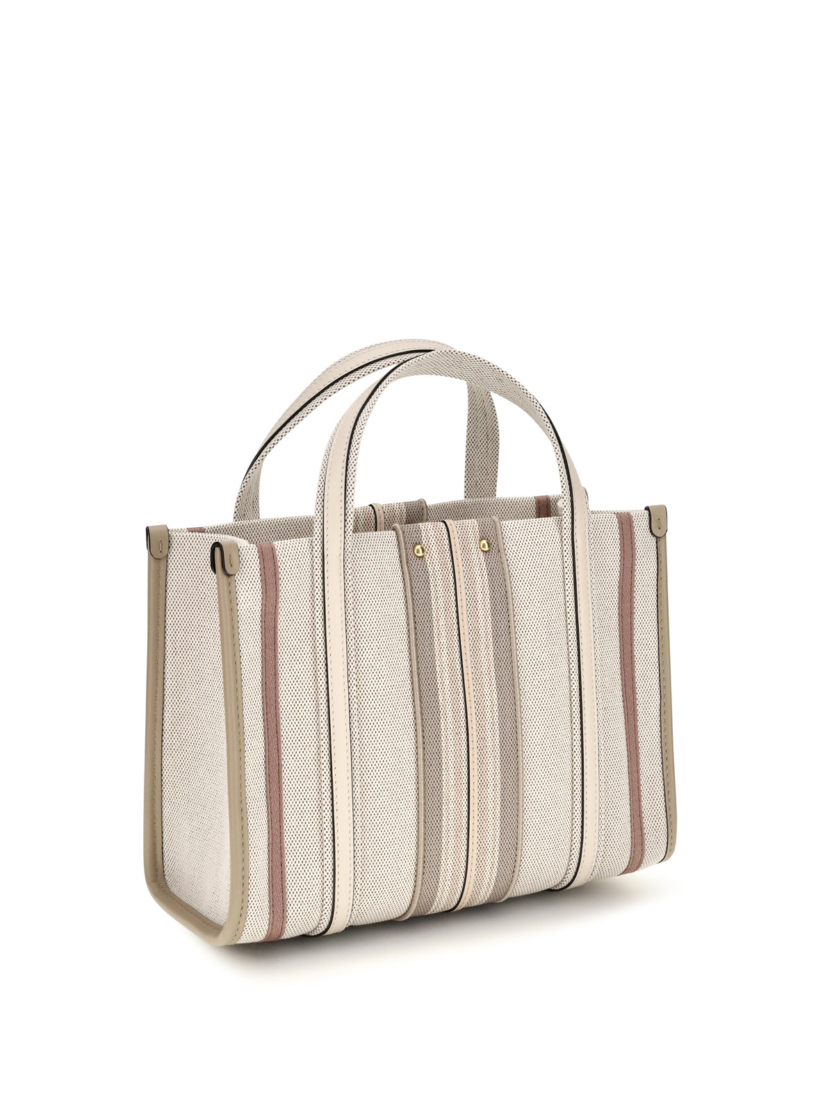 Chloé Small Woody Loop canvas Tote Bag - Nude