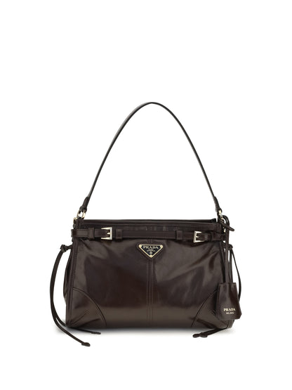 Prada Small Bonnie Handbag in leather - Moro N