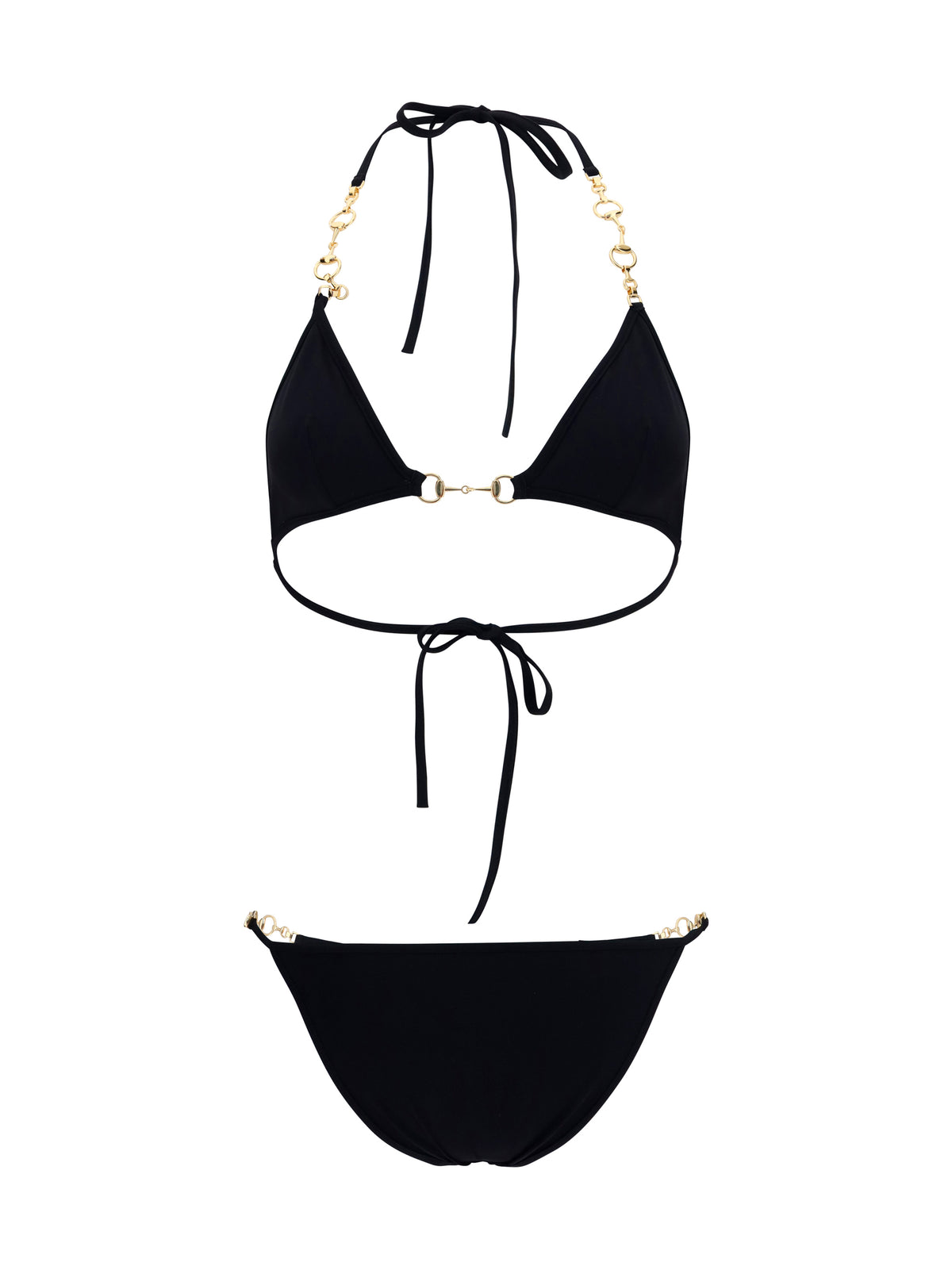 Gucci Stretch jersey Bikini with Horsebit - Black