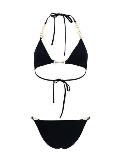 Gucci Stretch jersey Bikini with Horsebit - Black