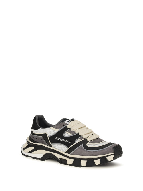 Dolce & Gabbana Sneakers with mesh details - White/Black