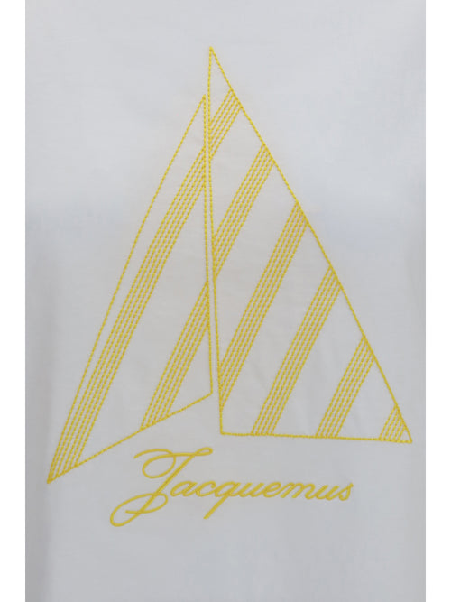 Jacquemus Voilier T-shirt - Embroidery Yellow Sails W