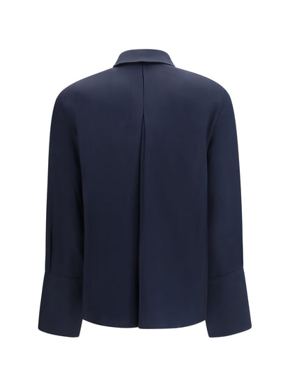 Max Mara Pure Mxpvoliera Shirt - Blue Marino