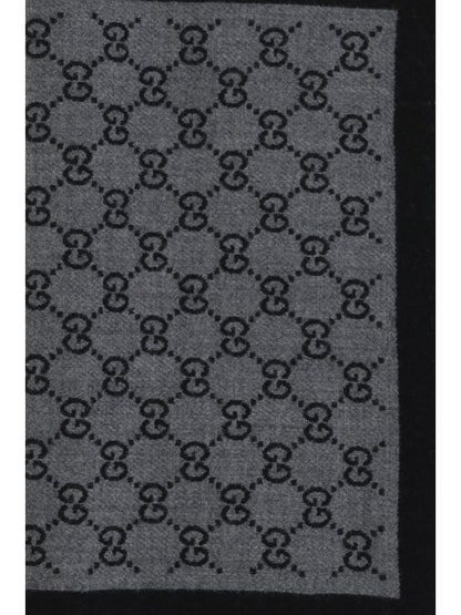 Gucci GG jacquard wool Scarf - Flanner/Black
