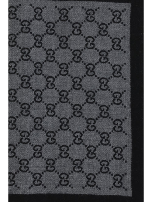 Gucci GG jacquard wool Scarf - Flanner/Black