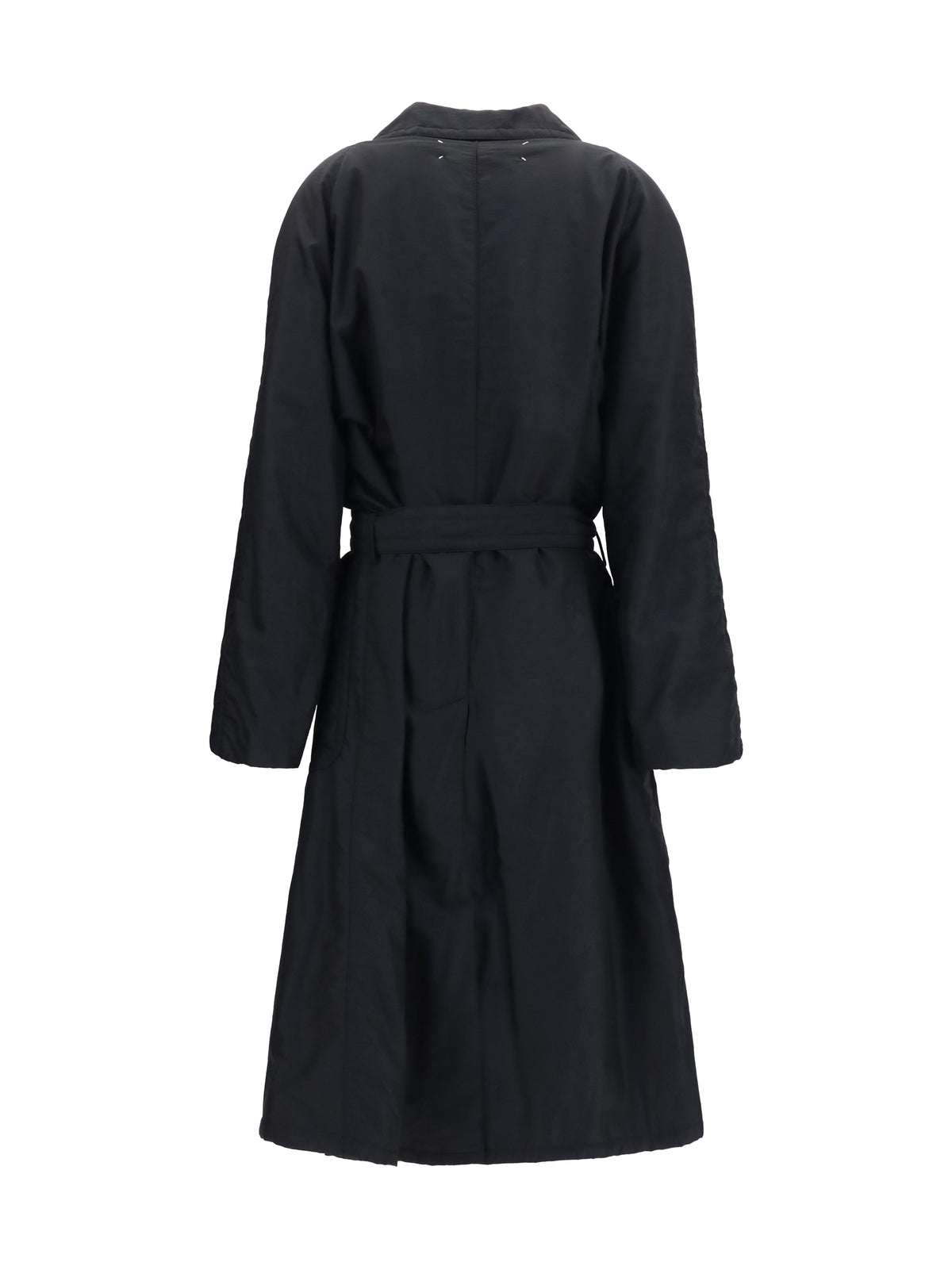 Maison Margiela Double-breasted belted Coat - Black