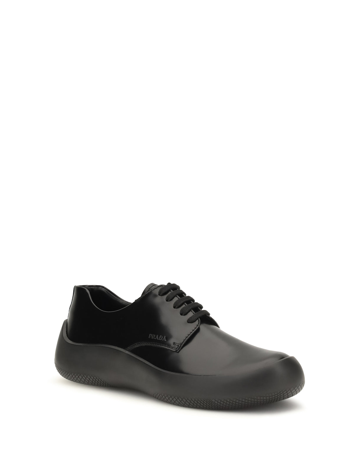 Prada Brushed leather Sneakers - Black