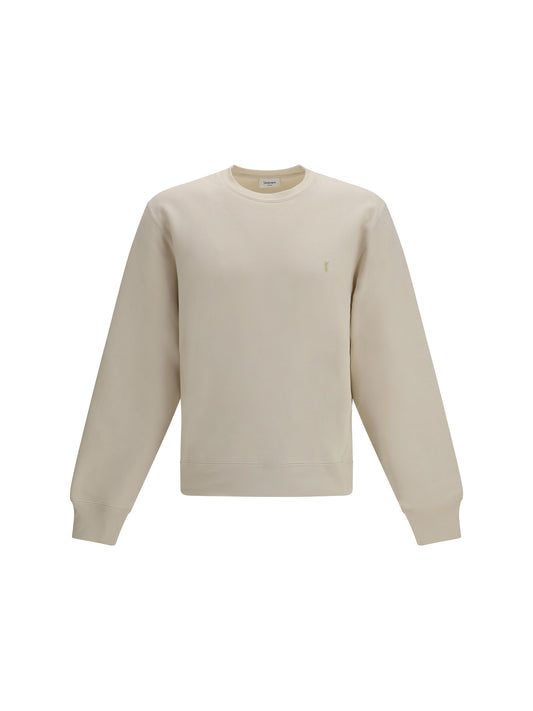 SAINT LAURENT Sweatshirt with embroidered Cassandre logo