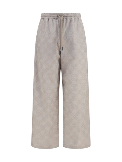 Off-White Arrow all-over monogram Pants - String