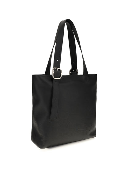 Loewe Loop Zipped Tote - Black