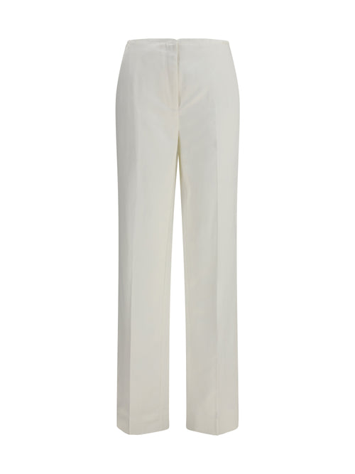 Toteme Easy Raw Edge Pants - White