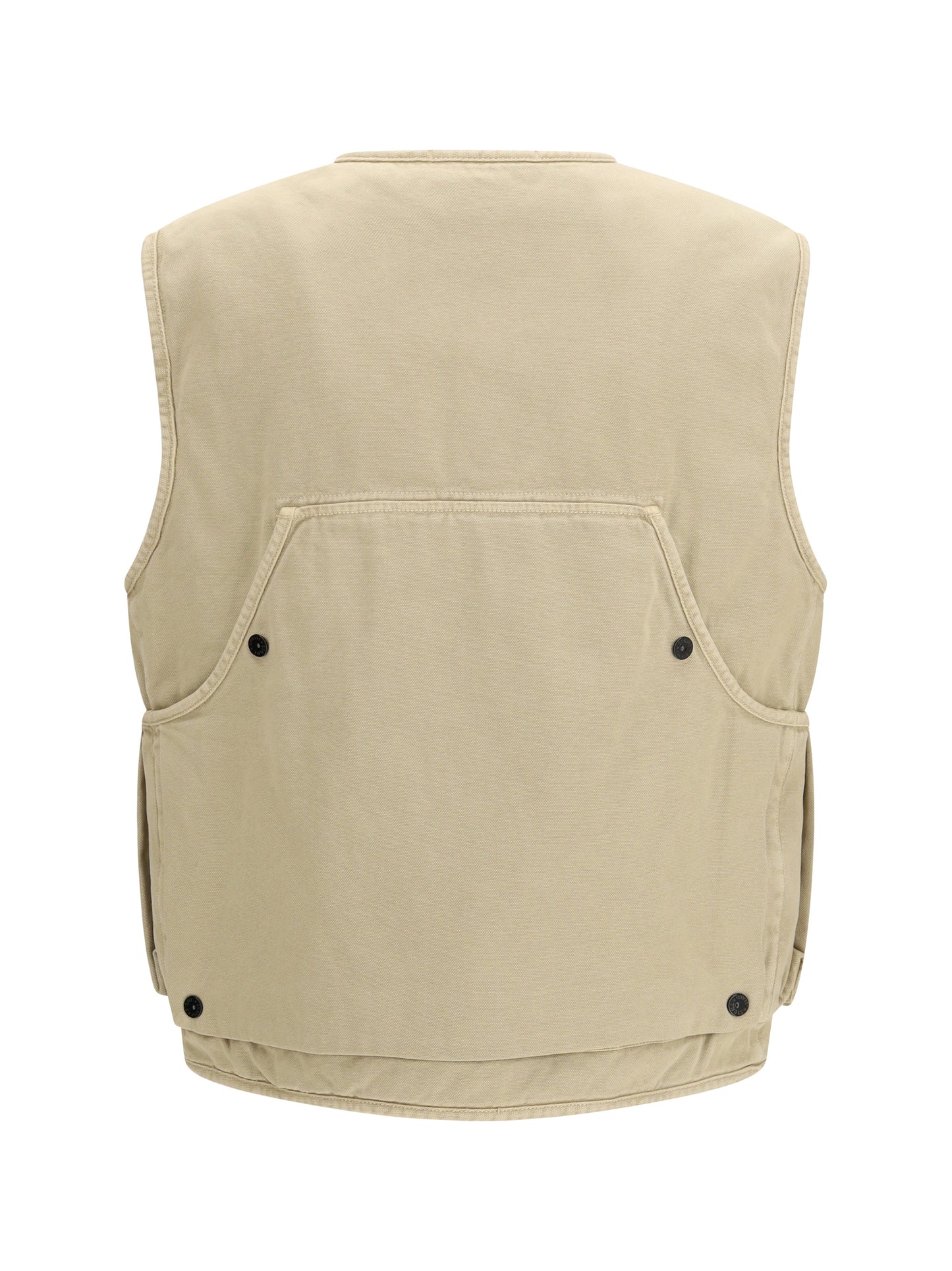 STONE ISLAND Oversized quilted Vest