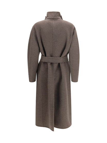 Fabiana Filippi Long double faced wool and cashmere Coat - Falcon