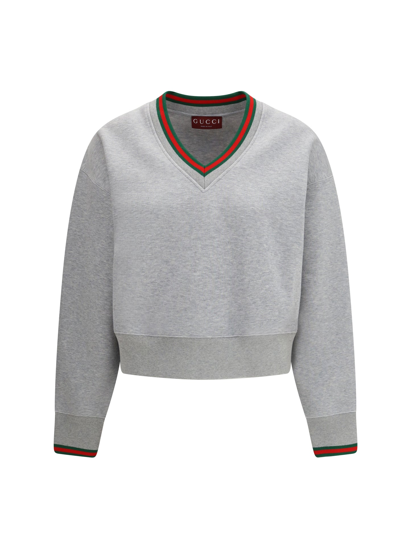 GUCCI Web cotton jersey Sweatshirt
