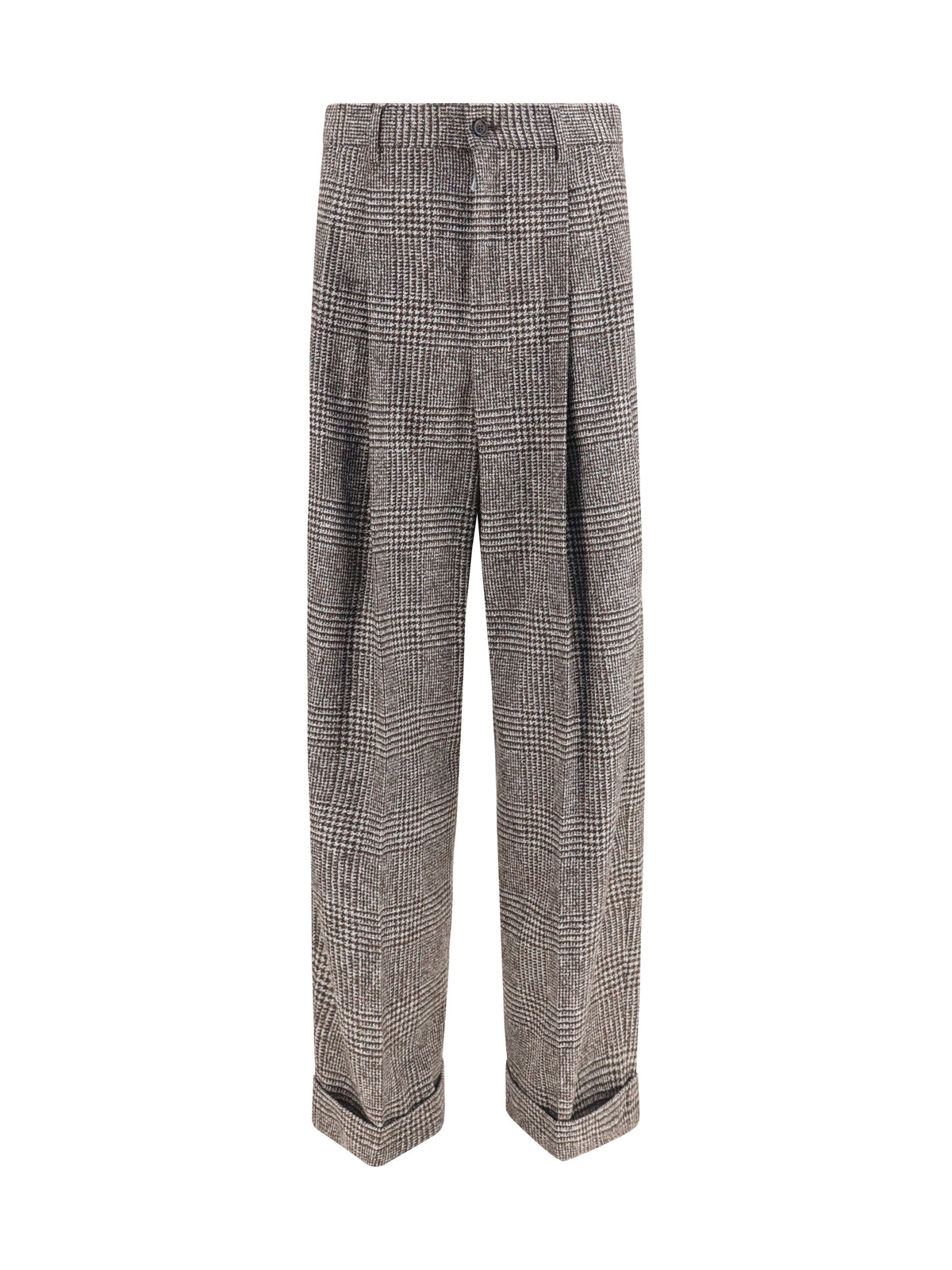 Dolce & Gabbana Alpaca blend Prince of Wales Pants - Checkered-Check-Tartan