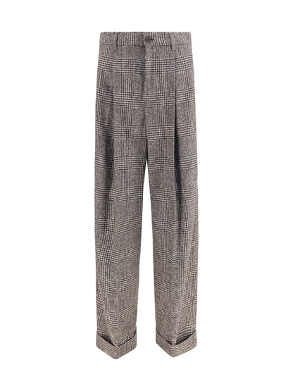 Dolce & Gabbana Alpaca blend Prince of Wales Pants - Checkered-Check-Tartan
