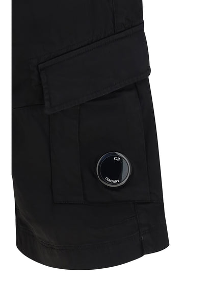 C.P. COMPANY Sateen Stretch cargo Bermuda Shorts