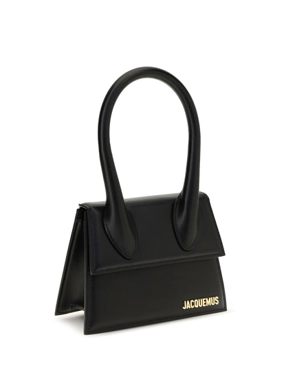 Jacquemus Le Chiquito medium leather Top Handle Bag - Black