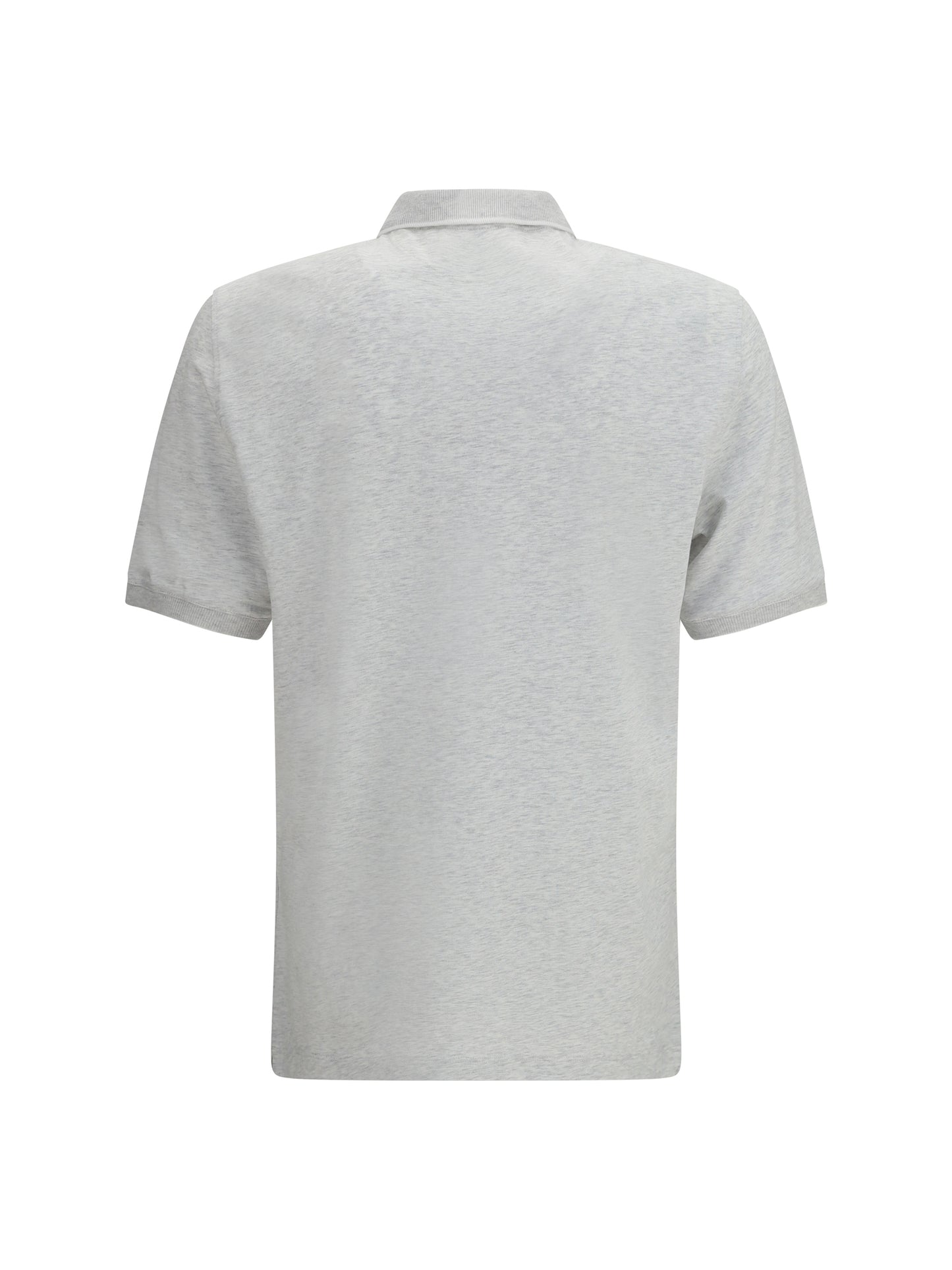 BRUNELLO CUCINELLI Polo in cotton jersey with short sleeves
