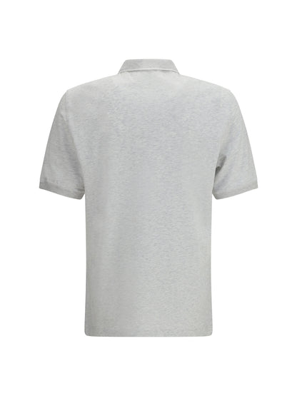 BRUNELLO CUCINELLI Polo in cotton jersey with short sleeves