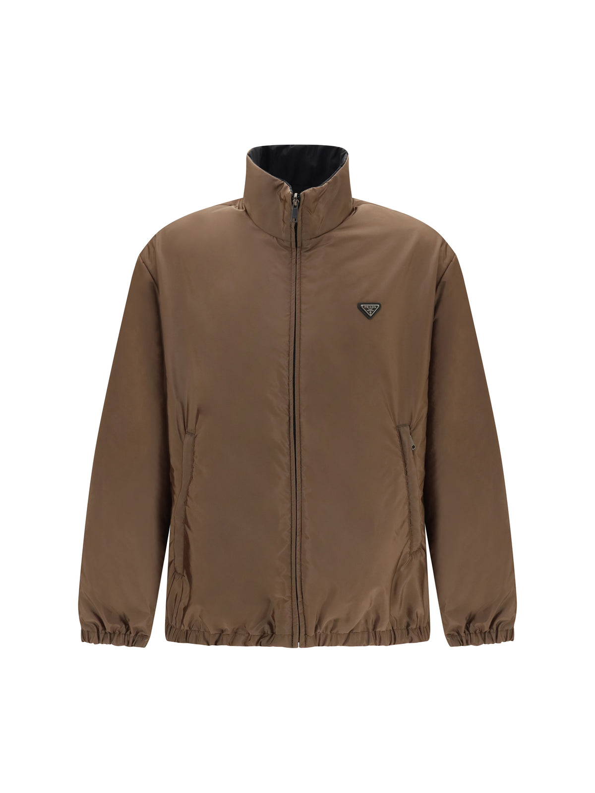 Prada Re-Nylon Down Jacket - Corteccia+Nero