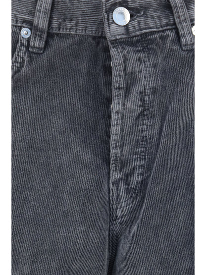 Haikure Bethany Velvet Pier Pants - Grey