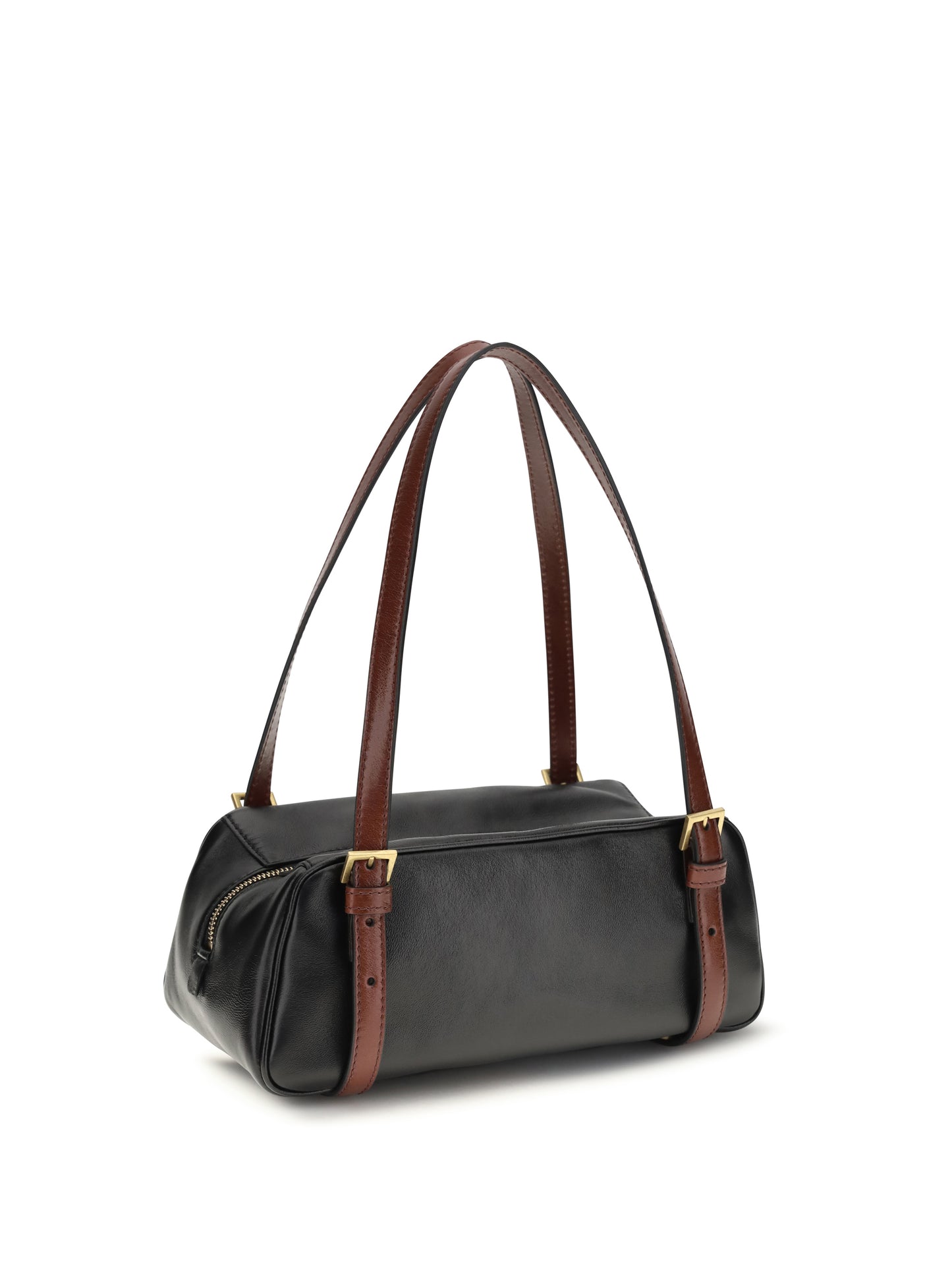 VERSACE Emblème bowling nappa Shoulder Bag