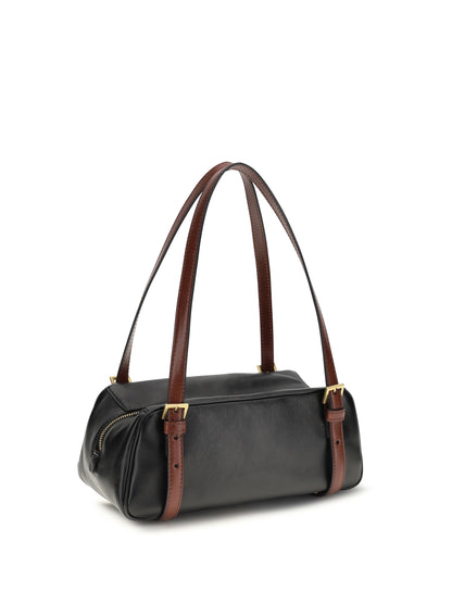 VERSACE Emblème bowling nappa Shoulder Bag