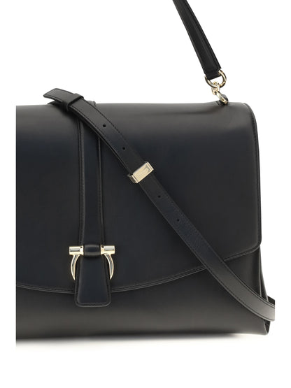 Ferragamo Large Mia Shoulder Bag - Black
