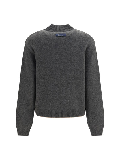 Jacquemus La Maille cashmere creweck Sweater - Grey