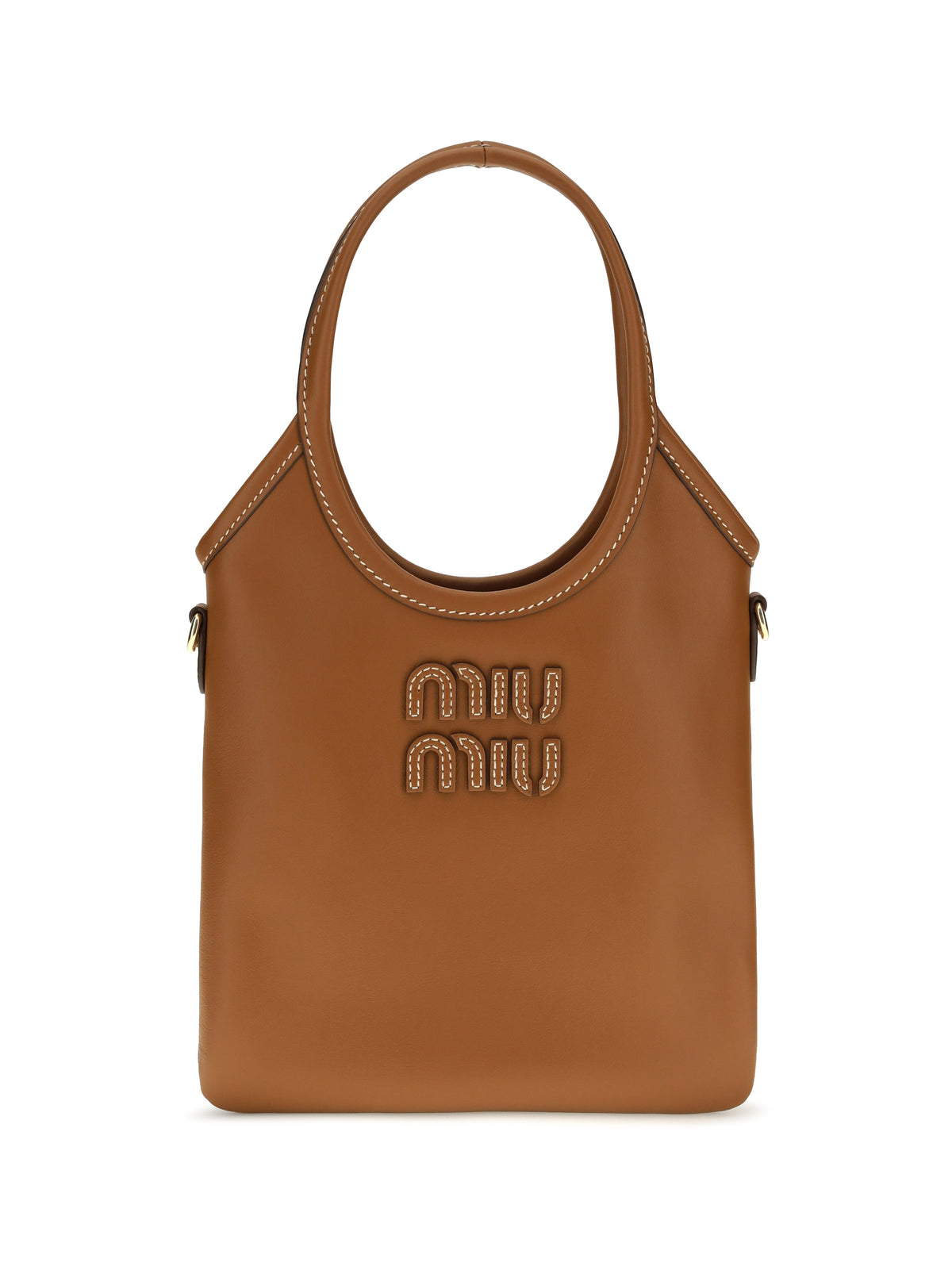 Miu Miu Ivy Handbag - Cognac