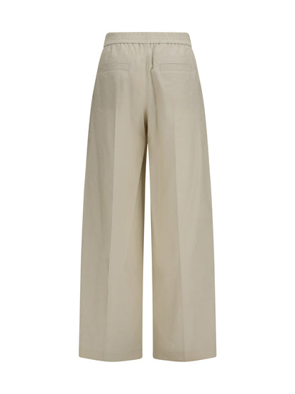 BRUNELLO CUCINELLI Mixed cotton Pants